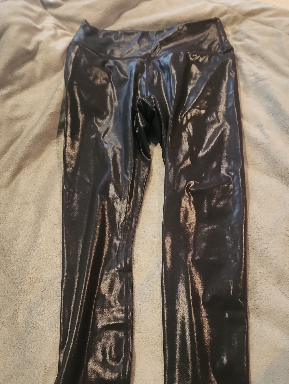 Fabletics NWT Luxe 360 Collection High Shine Black Leggings Motion 365 M LTD ED
